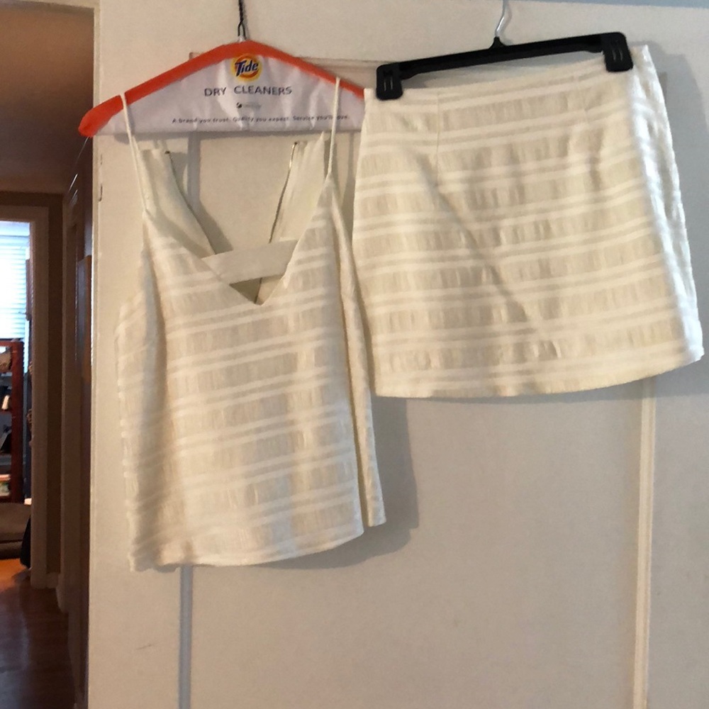 Mini skirt set